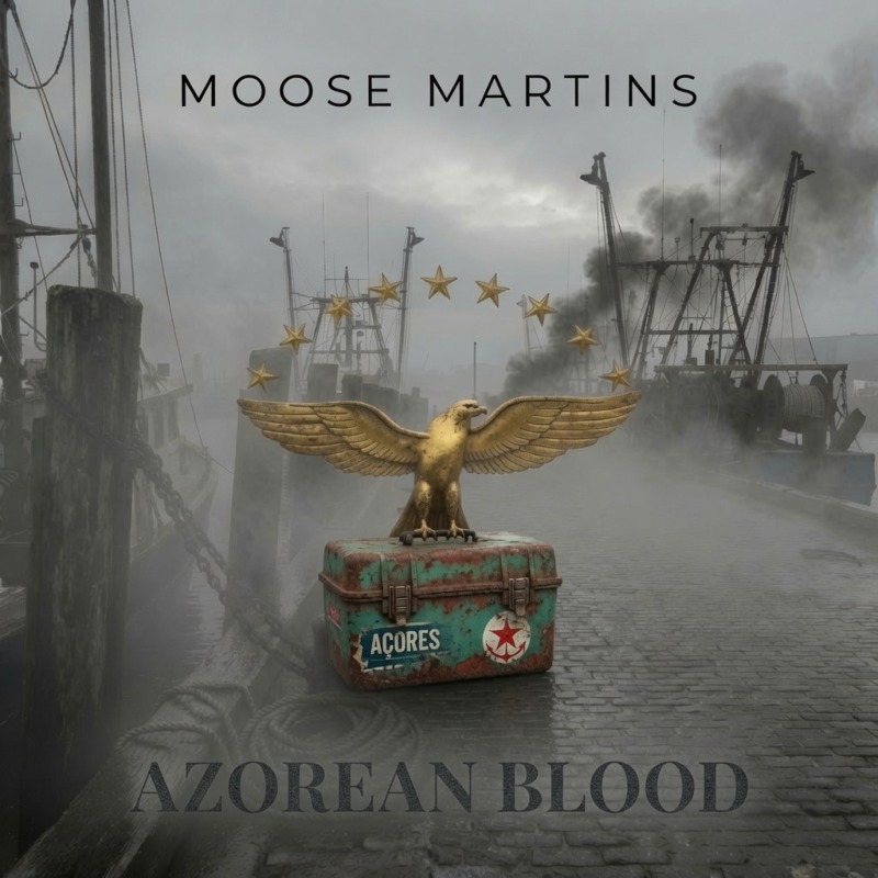 Azorean Blood single cover artwork by Moose Martins