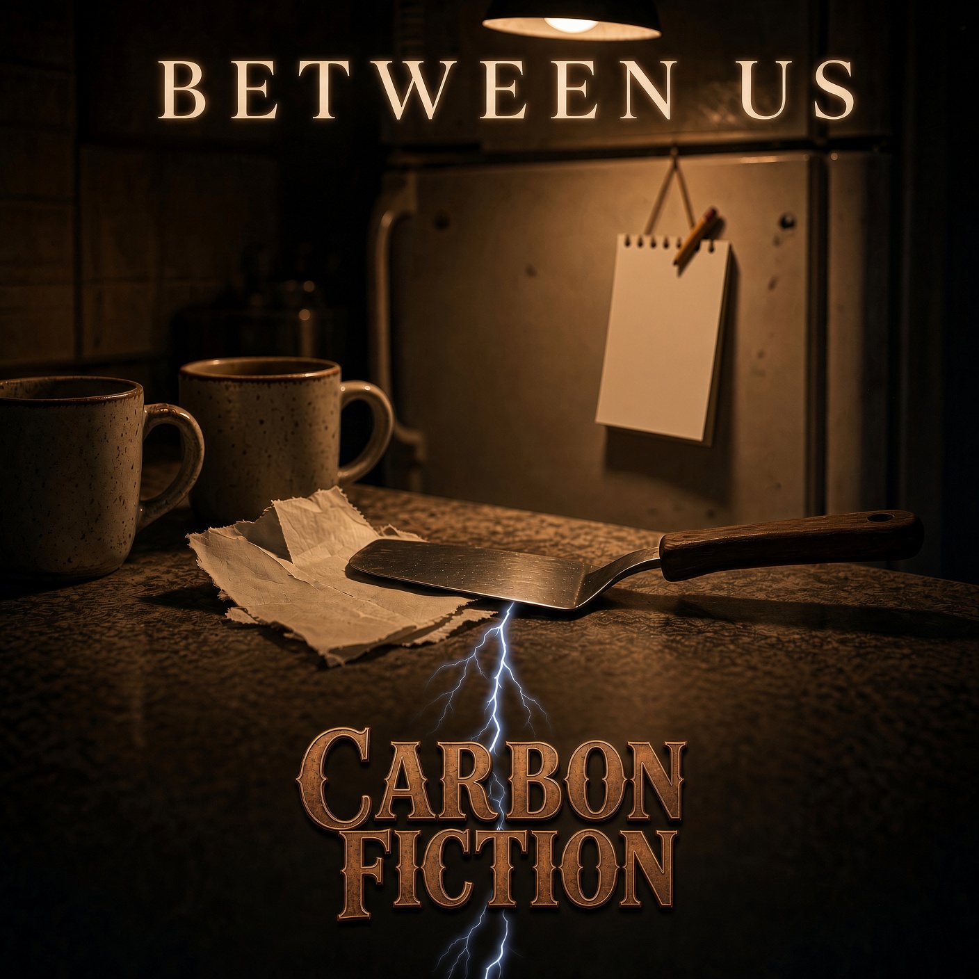 Between Us single cover artwork by Carbon Fiction
