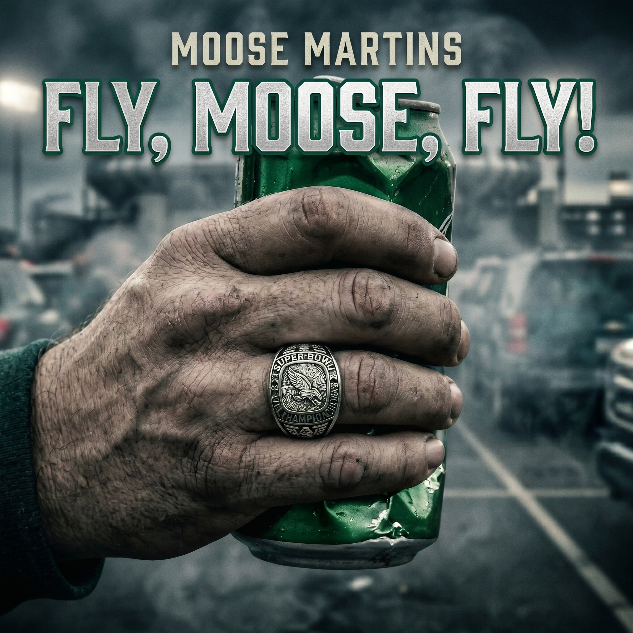 Fly, Moose, Fly! single cover artwork by Moose Martins