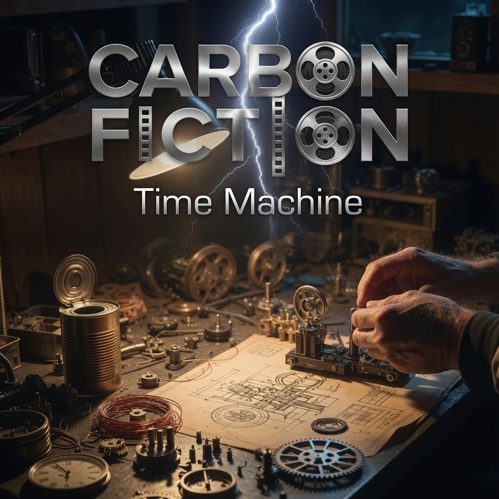 Time Machine single cover artwork by Carbon Fiction